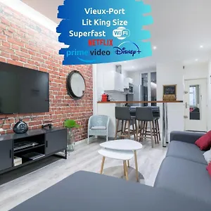  Appartement Fada - Sud Passion - Vieux Port - Calme - Linge De Qualité - Lit King Size - Fibre